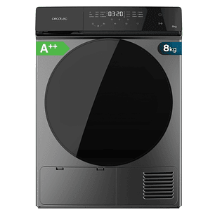 Cecotec Bolero DressCode Dry 8400 Steel A++ Secadora con Bomba de Calor de 8kg - 15 Programas - Tambor de Acero Inoxidable - Inicio Programable - Bloq