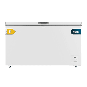 Cecotec Bolero CoolMarket Chest 400 white E Congelador Horizontal Convertible - Capacidad 400L - Temperatura Regulable - Seguro Infantil - Compresor I
