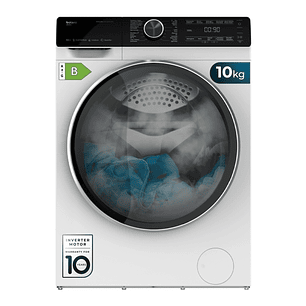 Cecotec Bolero DressCode 2000 Autodosis Lavadora de Carga Frontal con Autodosis - 1750W - Capacidad 10kg - Velocidad 1400rpm - Seguro Infantil - Displ