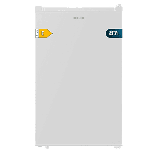 Cecotec Congelador Bolero CoolMarket TF 87 White Mini Congelador Vertical - Capacidad 87L - Temperatura Regulable - Puerta Reversible - Control Mecani