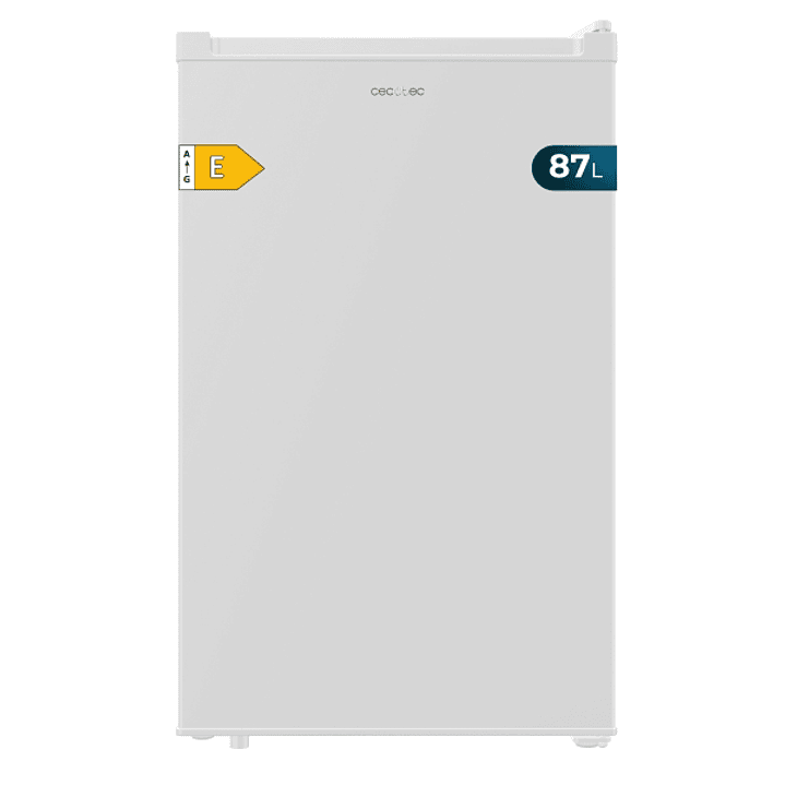 Cecotec Congelador Bolero CoolMarket TF 87 White Mini Congelador Vertical - Capacidad 87L - Temperatura Regulable - Puerta Reversible - Control Mecani 1