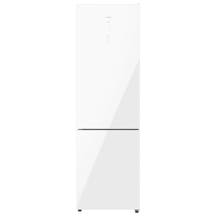 Cecotec Bolero CoolMarket Combi 356 White Cristal D Frigorifico Combi - 356L - Modo Vacaciones - Cajon para Carne y Pesado - Frio Envolvente - Cajon H 1