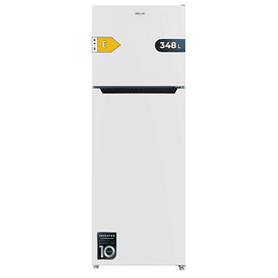 Cecotec Bolero CoolMarket 2D 348 NF White E Frigorifico Dos Puertas - Capacidad 348L - Luz LED - Compresor Inverter - Silencioso - Clase E - 59.5x68.5