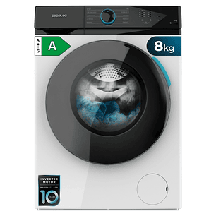 Cecotec Bolero DressCode 8110 Inverter Lavadora de Carga Frontal - Capacidad 8kg - Velocidad 1200rpm - Seguro Infantil - Motor Inverter - Inicio Progr