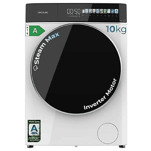 Cecotec Bolero DressCode 10900 Inverter FullColor Max Lavadora de Carga Frontal - 2000W - Capacidad 10kg - Velocidad 1400rpm - Pantalla 10.3