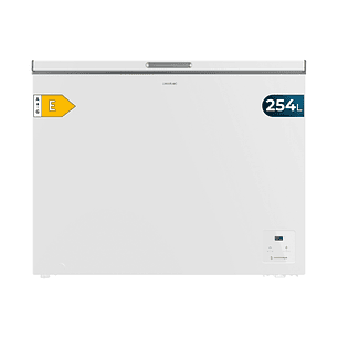 Cecotec Bolero CoolMarket Chest 254 White E Congelador Horizontal Convertible - Capacidad 254L - Temperatura Regulable - Seguro Infantil - Cesta Inter