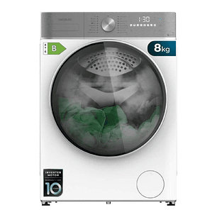 Cecotec Bolero Wash and Dry 8580 Inverter Lavadora Secadora - Capacidad 5kg - Velocidad 1400rpm - Seguro Infantil - Motor Inverter - 16 Programas - Co