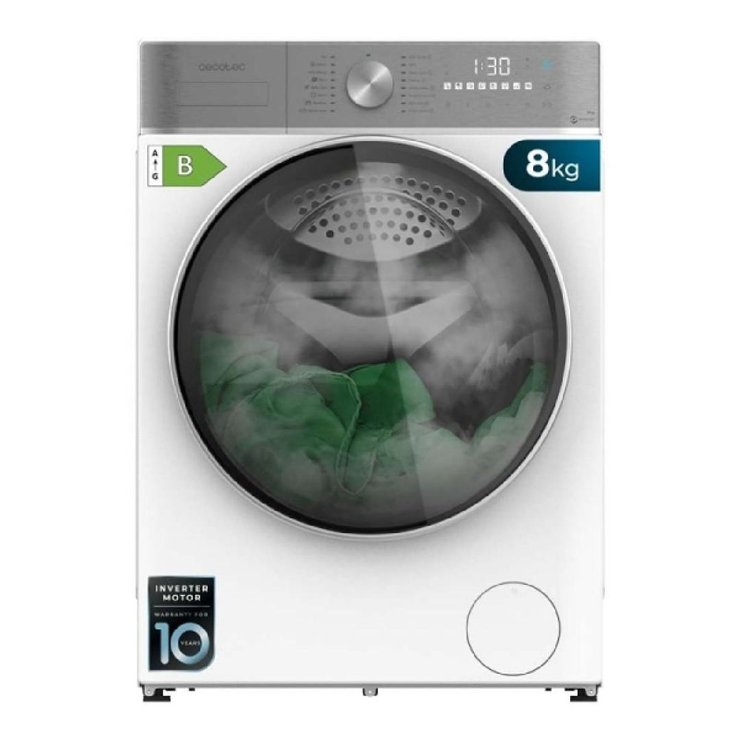 Cecotec Bolero Wash and Dry 8580 Inverter Lavadora Secadora - Capacidad 5kg - Velocidad 1400rpm - Seguro Infantil - Motor Inverter - 16 Programas - Co 1