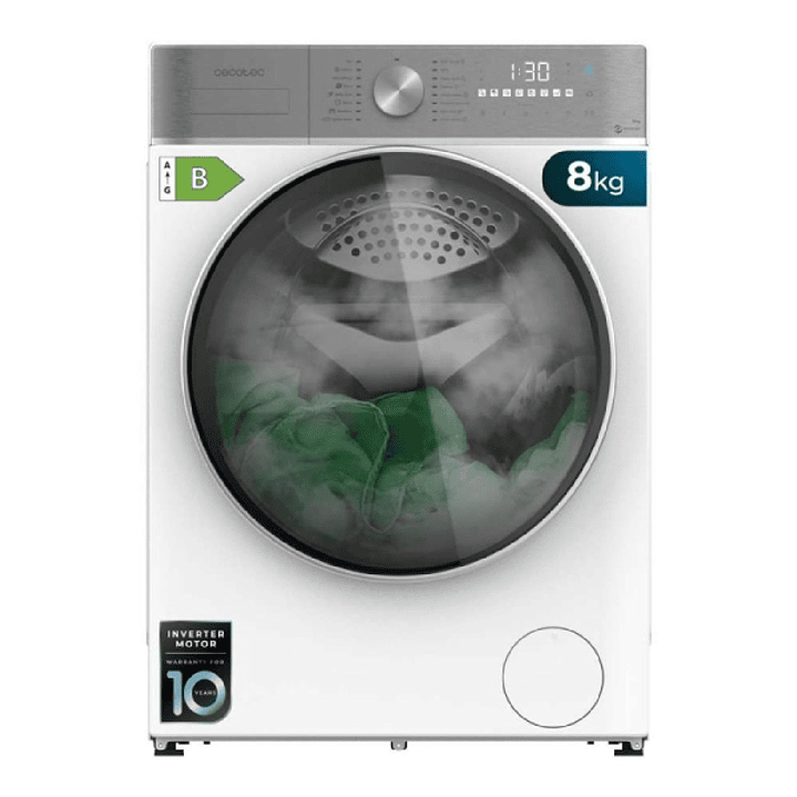 Cecotec Bolero Wash and Dry 8580 Inverter Lavadora Secadora - Capacidad 5kg - Velocidad 1400rpm - Seguro Infantil - Motor Inverter - 16 Programas - Co 1