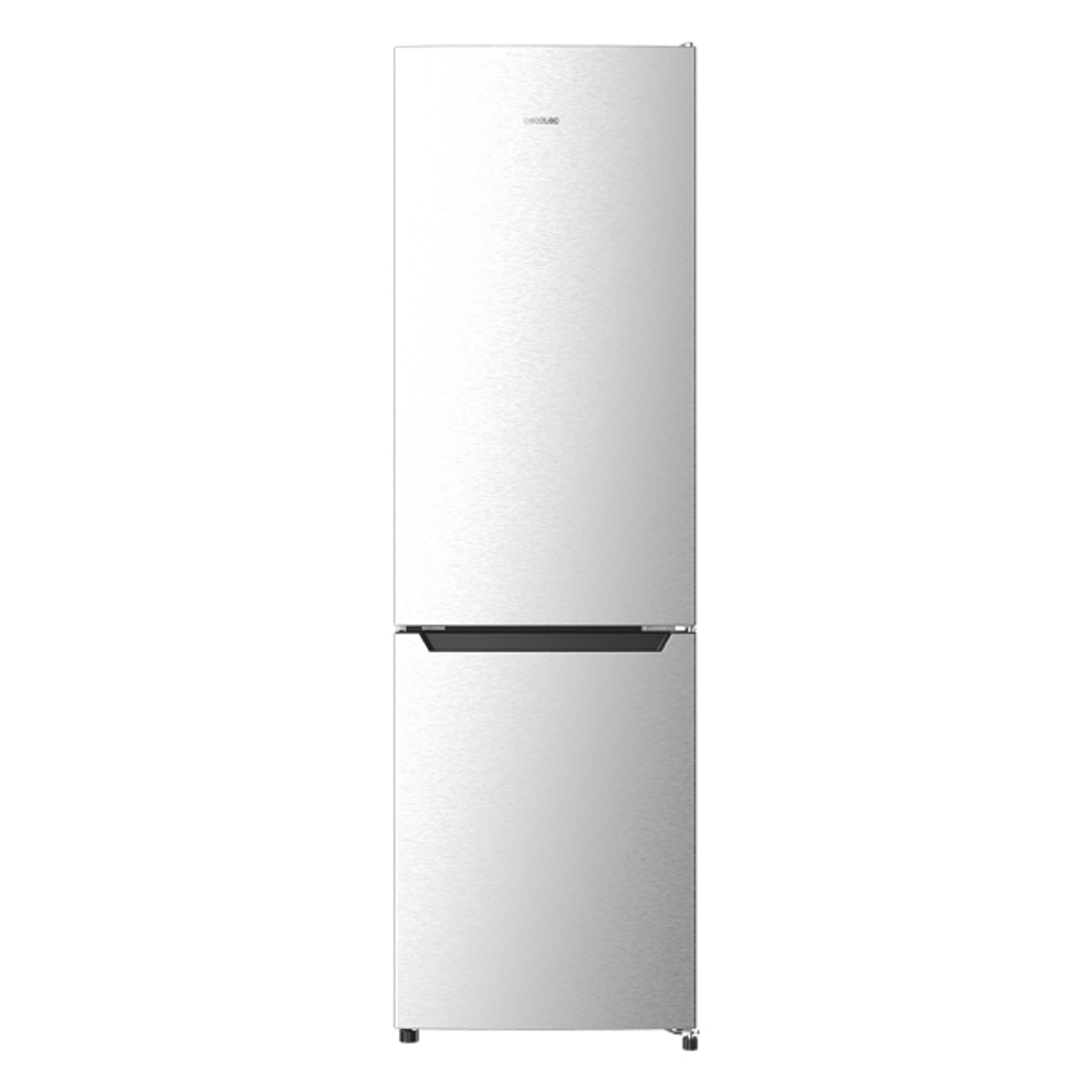 Cecotec Bolero CoolMarket Combi 250 Inox D Frigorifico Combi - Temperatura Regulable - Puerta Reversible - Frio Envolvente - Cajon Humedad Regulable - 1