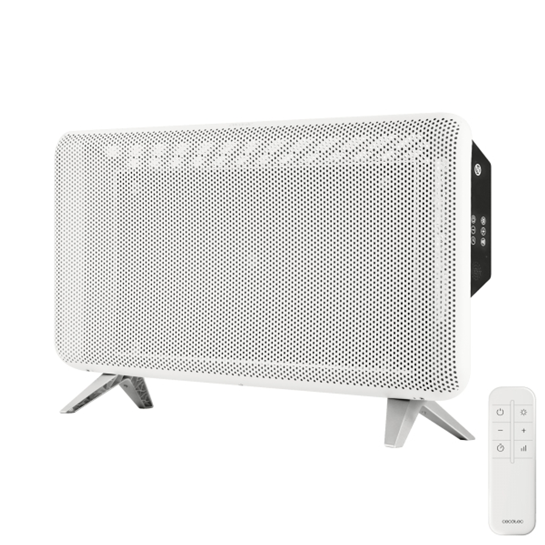 Cecotec ReadyWarm 2000 Graphene Calefactor de Grafeno - 1800W - Temperatura Regulable - Temporizador - Apagado Automatico - Cobertura hasta 20m2 - Man 1