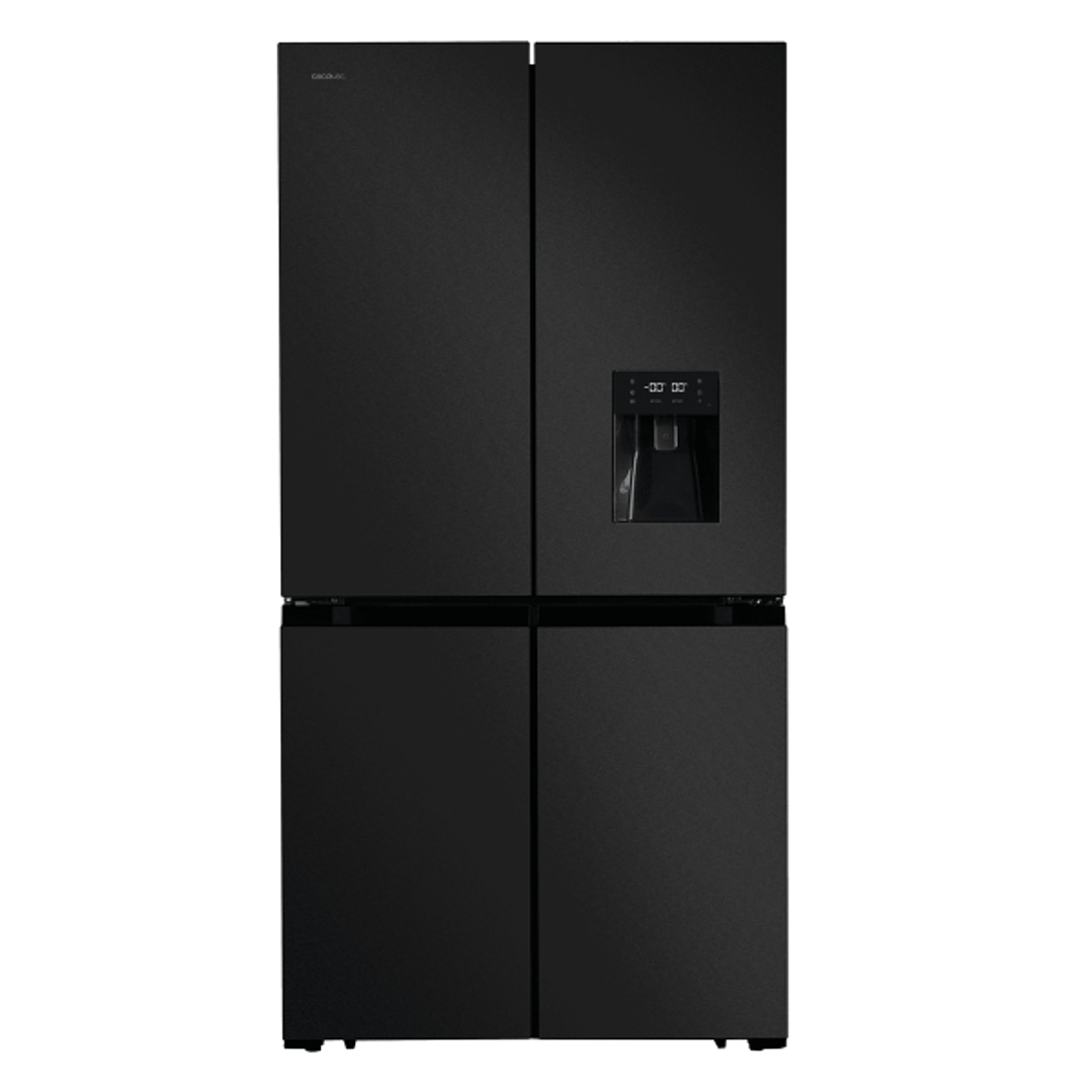 Cecotec Bolero CoolMarket 4D 564 Dark E Frigorifico Americano 4 Puertas - 564L - Total Nofrost - Dispensador de Agua - Congelacion Ultrarapida - Frio  1