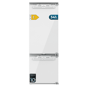 Cecotec Bolero CoolMarket Combi BI-D FLW 341 E Frigorifico Combi Integrable - Capacidad 341L - Incluye Accesorios - Compresor Inverter - Total Nofrost