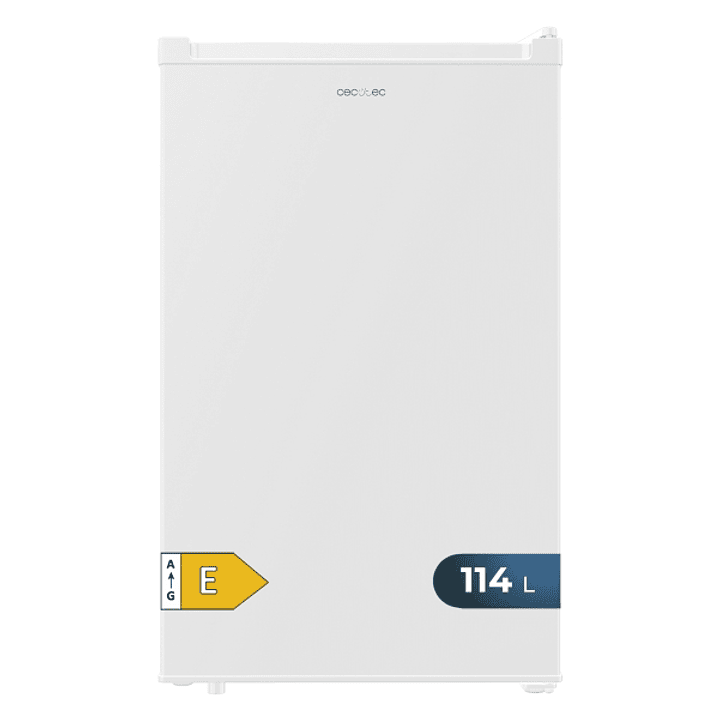 Cecotec Bolero CoolMarket TT 114 L White Mini Frigorifico - Capacidad 114L - Luz LED - Temperatura Regulable - 50.6x55.1x83.6cm - Color Blanco 1