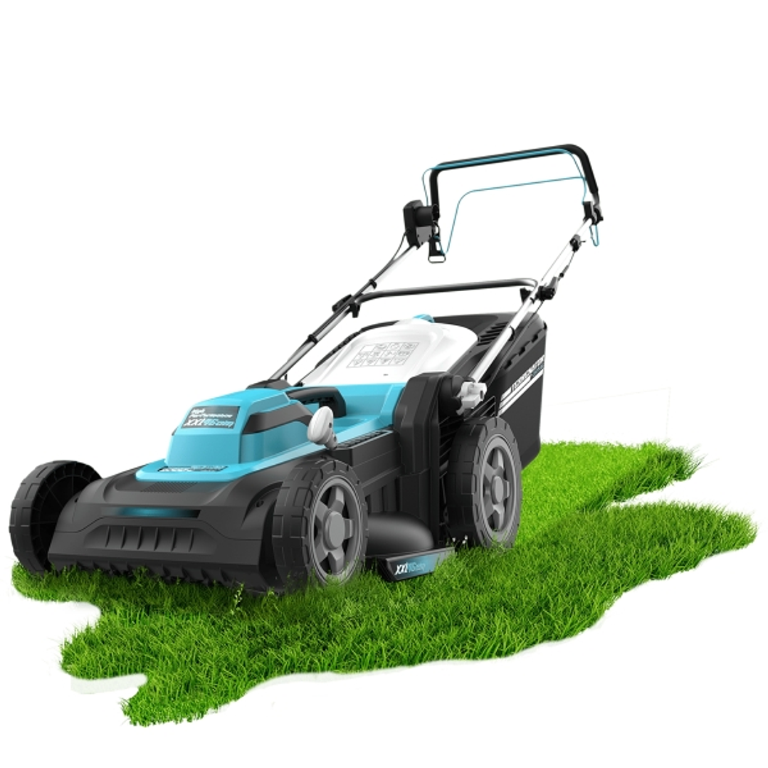 Cecotec Terrenator 460 Flex Z Auto Cortacesped Electrico - 2000W - Capacidad 60L - Velocidad 3250rpm - Deposito de 60L - Ancho de Corte 46cm - Altura  1