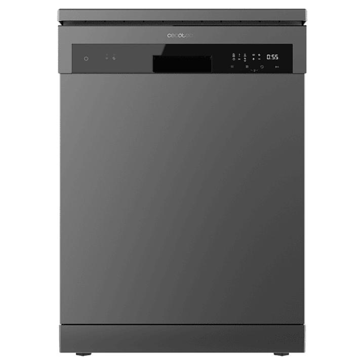 Cecotec Bolero Aguazero 6110 Dark Lavavajillas de 60cm - 13 Cubiertos - Temperatura Regulable - Seguro Infantil - 6 Programas - Inicio Programable - F 1