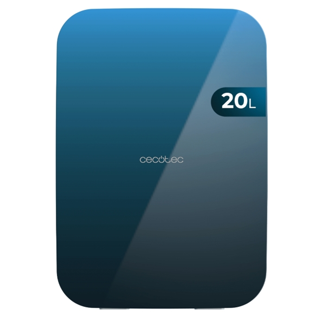 Cecotec Bolero MiniCooling 20L Bahamas Pat 1 Mini Frigorifico Portatil - Capacidad 20L - 12V/220V - Temperatura Regulable - Enfria hasta 7ºC - Funcion 1