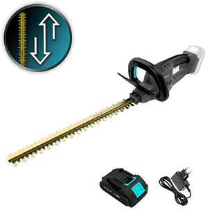 Cecotec TitaniumSword 4500 Freemove Cortasetos Inalambrico - Espada de 45cm - Bateria 21V 2.000mAh - Motor sin Escobillas - Cubierta Protectora - Cuch