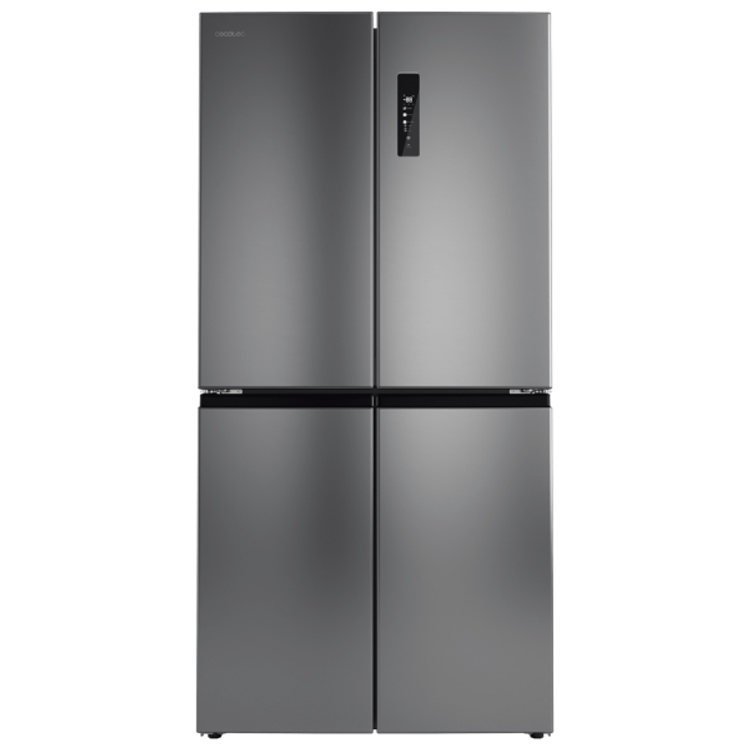 Cecotec Bolero CoolMarket 4D 503 Inox E Frigorifico Americano 4 Puertas - Capacidad 503L - Luz LED - Compresor Inverter - Silencioso - Frio Envolvente 1