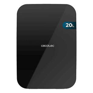 Cecotec Bolero MiniCooling 20L Bahamas Black Mini Frigorifico Portatil - Capacidad 20L - 12V/220V - Temperatura Regulable - Enfria hasta 7ºC - Funcion