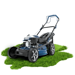 Cecotec Terrenator 4000.51 Total Z Auto Cortacesped de Gasolina - Deposito 0.8L - Ancho de Corte 51cm - Motor de 167cc - Tanque de Aceite 0.5 L - Altu