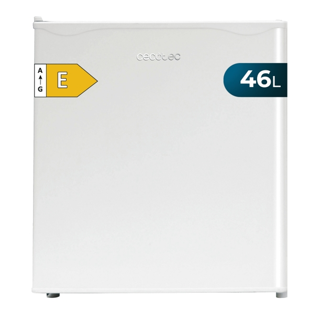 Cecotec GrandCooler 20000 SilentCompress White E Mini Frigorifico - Capacidad 46L - Compartimento Congelador - 48x45x48.7cm - Color Blanco 1
