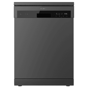 Cecotec Bolero Aguazero 6200 Dark D Lavavajillas de 60cm - 14 Cubiertos - Temperatura Regulable - Bandeja para Cubiertos - 6 Programas - Inicio Progra