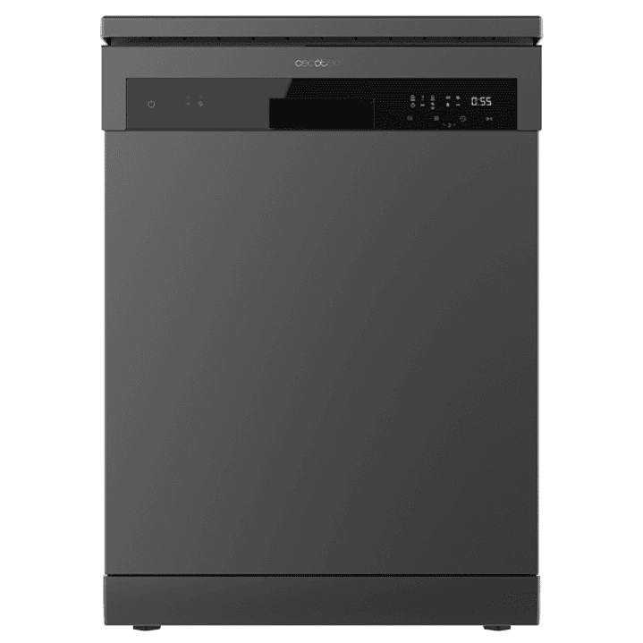 Cecotec Bolero Aguazero 6200 Dark D Lavavajillas de 60cm - 14 Cubiertos - Temperatura Regulable - Bandeja para Cubiertos - 6 Programas - Inicio Progra 1