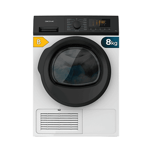 Cecotec Bolero DressCode Dry 8200C B Secadora de Condensacion 8kg - 15 Programas - Tambor Bidireccional de Acero Inoxidable - Inicio Programable - Blo