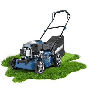 Cecotec 2700.41 Total Z Cortacesped de Gasolina - Deposito 0.8L - Ancho de Corte 41cm - Motor de 144cc - Tanque de Aceite 0.5 L - Altura de Corte Ajus