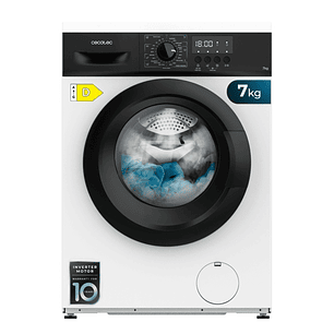 Cecotec Bolero dresscode 7000 D Lavadora de Carga Frontal - Capacidad 7kg - Velocidad 1200rpm - Temperatura Regulable - Seguro Infantil - Display LED 