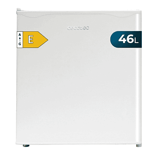 Cecotec GrandCooler 20000 L SilentCompress White E Mini Frigorifico - Capacidad 46L - 48x45x48.7cm - Color Blanco