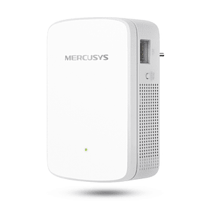 Mercusys ME20 Repetidor Extensor de Red WiFi - Hasta 750Mbps - 1x RJ-45 - Boton WPS - Color Blanco
