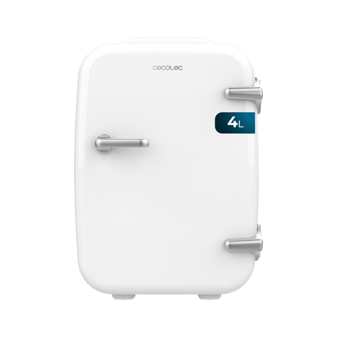 Cecotec Bolero MiniCooling 4L Habana White Mini Frigorifico Portatil - Capacidad 4L - Voltaje 12V - Temperatura Regulable - Enfria hasta 7ºC - Funcion 1