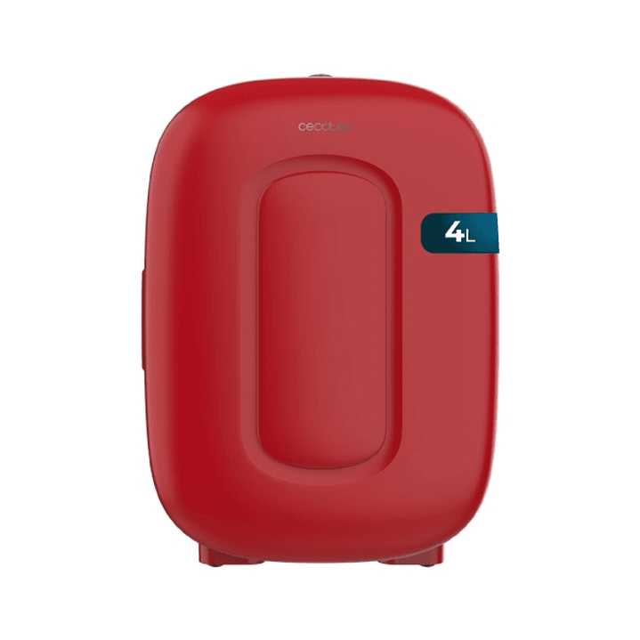Cecotec Bolero MiniCooling 4L Bora Red Mini Frigorifico Portatil - Capacidad 4L - Voltaje 12V - Temperatura Regulable - Enfria hasta 7ºC - Funcion Cal 1