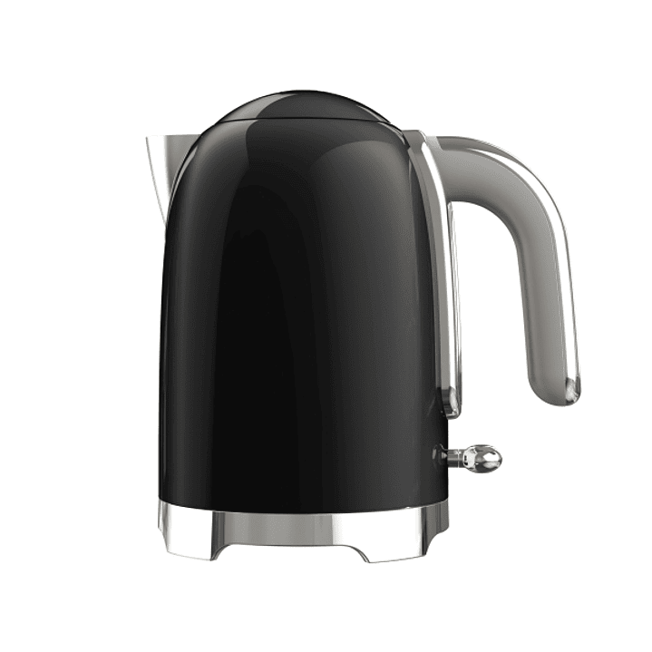 Cecotec Thermosense Oval Black Hervidor de Agua - 2200W - Capacidad 1.7L - Filtro Antical - Acero Inoxidable - Apagado Automatico - Color Negro 1