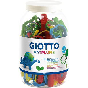 Giotto Patplumen Pack con 95 Accesorios para Modelaje de Plastilina