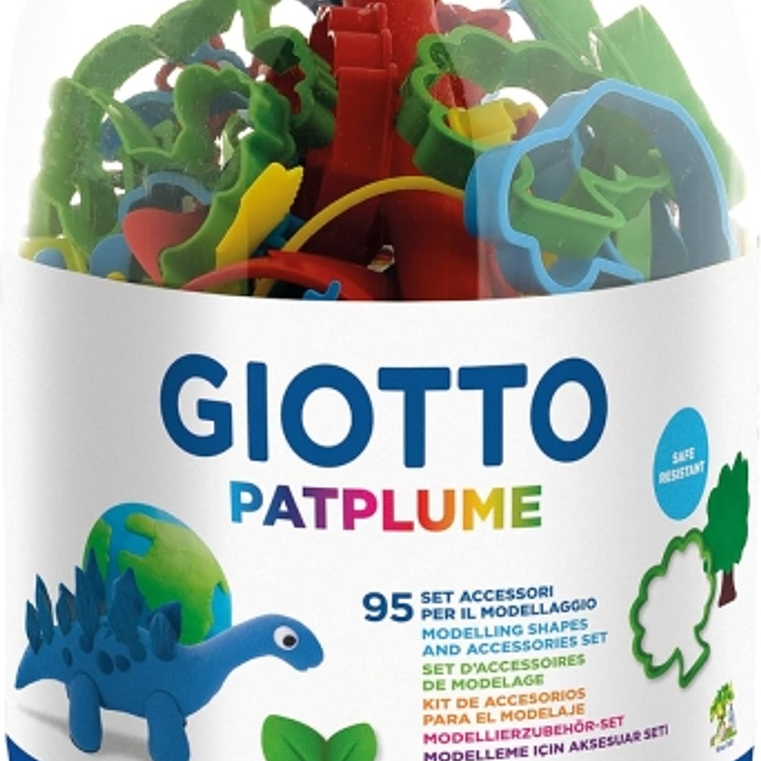Giotto Patplumen Pack con 95 Accesorios para Modelaje de Plastilina 1