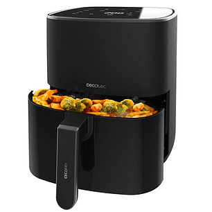 Cecotec Cecofry Fantastik 5500 Freidora de Aire - 1500W - Capacidad 5.5L - Pantalla Digital - Temperatura Regulable hasta 200ºC - Multifuncion - Tempo
