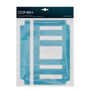 Cecotec Pack de 3 Mopas para Conga Windroid 1490 Twerkingspray Connected - Color Azul