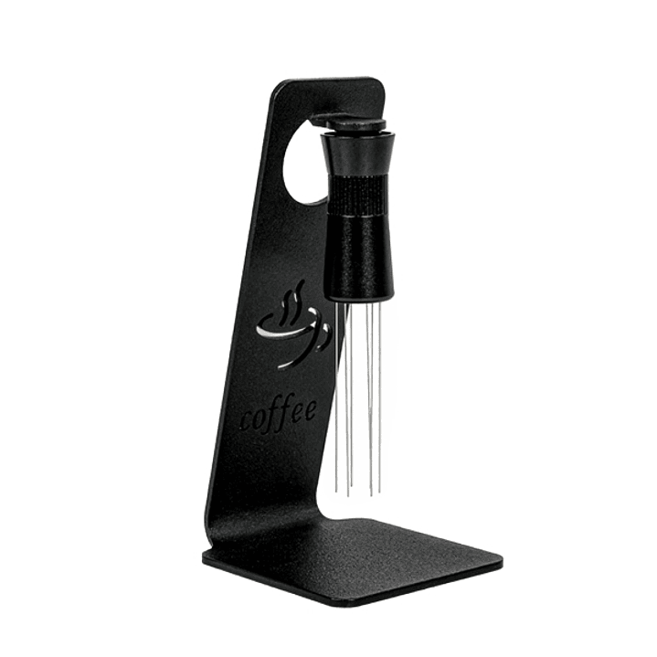 Cecotec Baristeo Stand Needle Soporte Magnetico con Agitador - 6 Agujas de Acero Inoxidable - Color Negro 1