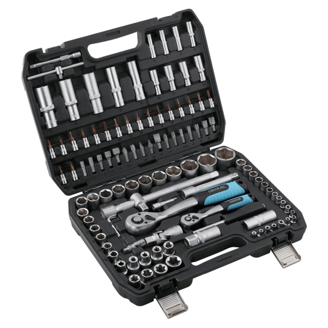 Cecotec ToolBox KRK 4200 Juego de Herramientas - 108 Piezas - Incluye Accesorios - Color Negro 1