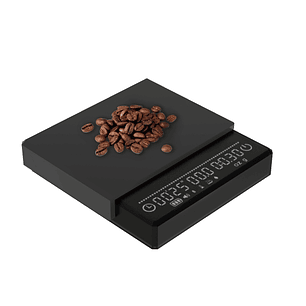 Cecotec Baristeo Scale Bascula de Cafe - Precision de 0.1g - Antideslizante - Bascula - Rango hasta 2kg - Pantalla Digital - Color Negro