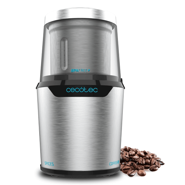 Cecotec Molinillo de Cafe y Especias Titanmill 300 Duoclean Molinillo de Cafe y Especias - 300W - Capacidad 90g - Vaso para Triturar - Cuchillas Recub 1
