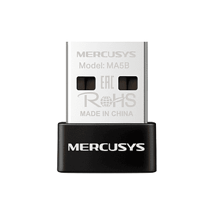 Mercusys MA5B Adaptador USB Nano Bluetooth 5.4 - Hasta 7 Conexiones Simultaneas - Color Negro