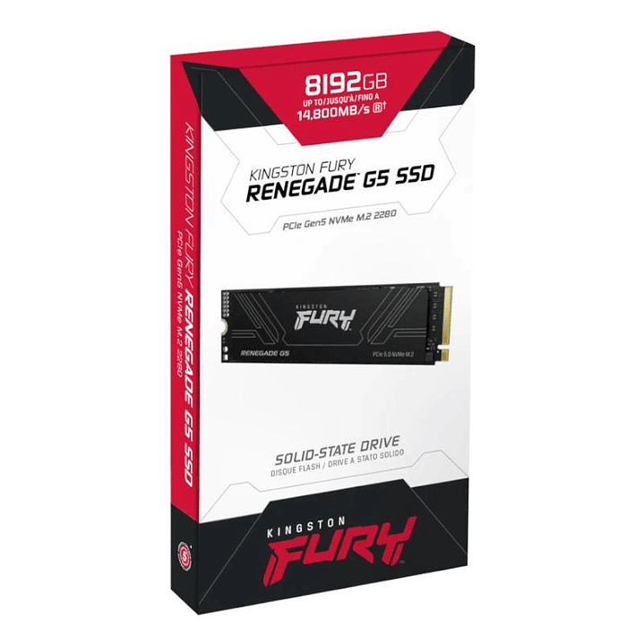 Kingston Fury Renegade G5 SSD 8TB PCIe5.0 14200M-s 3