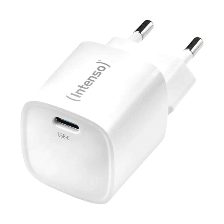 Intenso | Cargador pared GaN W30C² USB-C Blanco 1
