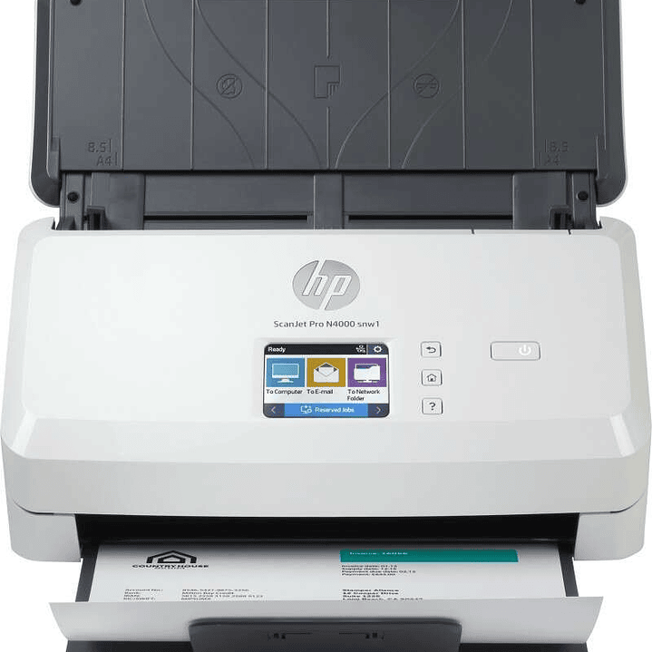 HP ScanJet Pro 4000 snw1 Escaner Documental WiFi - Hasta 40ppm - Alimentador Automatico - Doble Cara 1