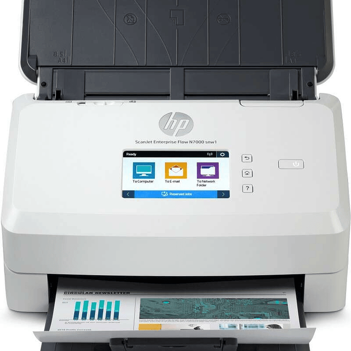 HP ScanJet Enterprise Flow 7000 snw1 Escaner Documental WiFi - Hasta 75ppm - Alimentador Automatico - Doble Cara 1