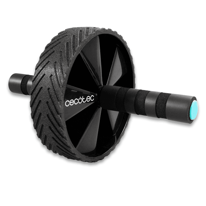Cecotec DrumFit AB Wheel Rueda Abdominal - Soporta hasta 200kg - Multifuncion - Agarre Antideslizante Acolchado - Esterilla Incluida - Recubrimiento d 1